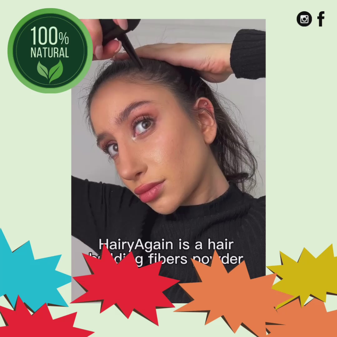 FOLUMEN HAIR FIBERS - Haarvezels voor dunner wordend haar