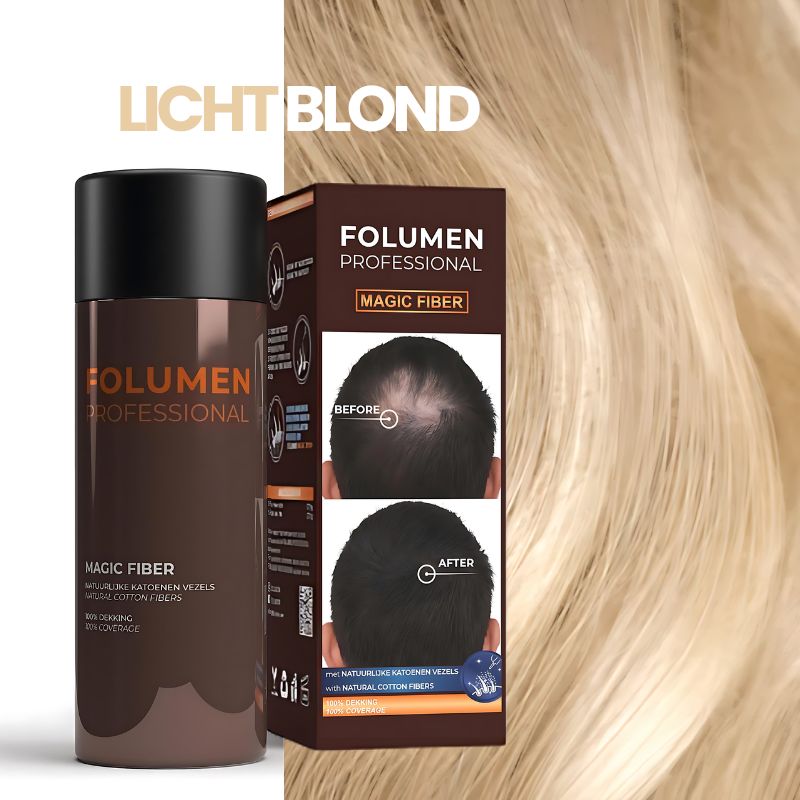 Licht blond Haarvezels voor mannen en vrouwen 