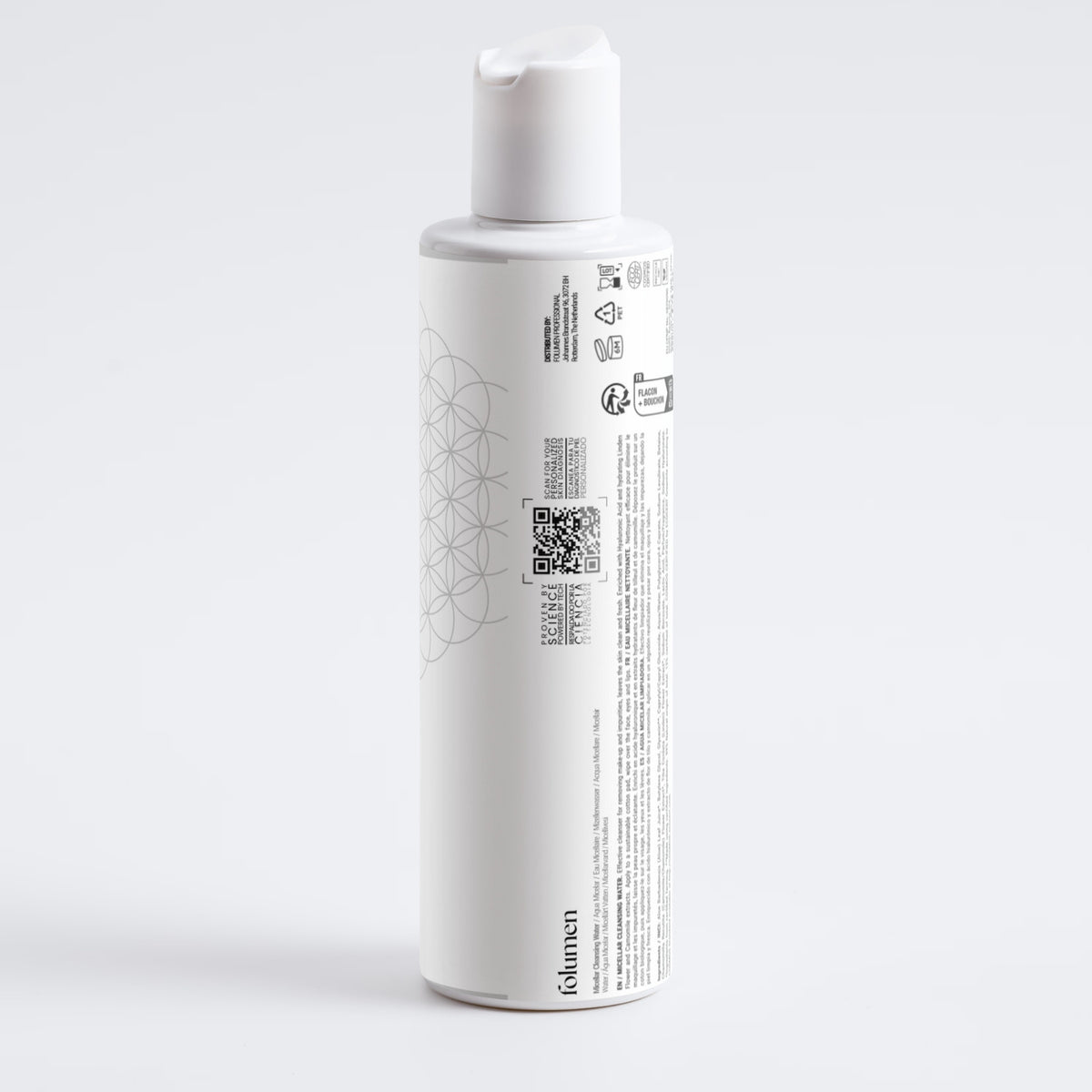 FOLUMEN micellar cleansing water back