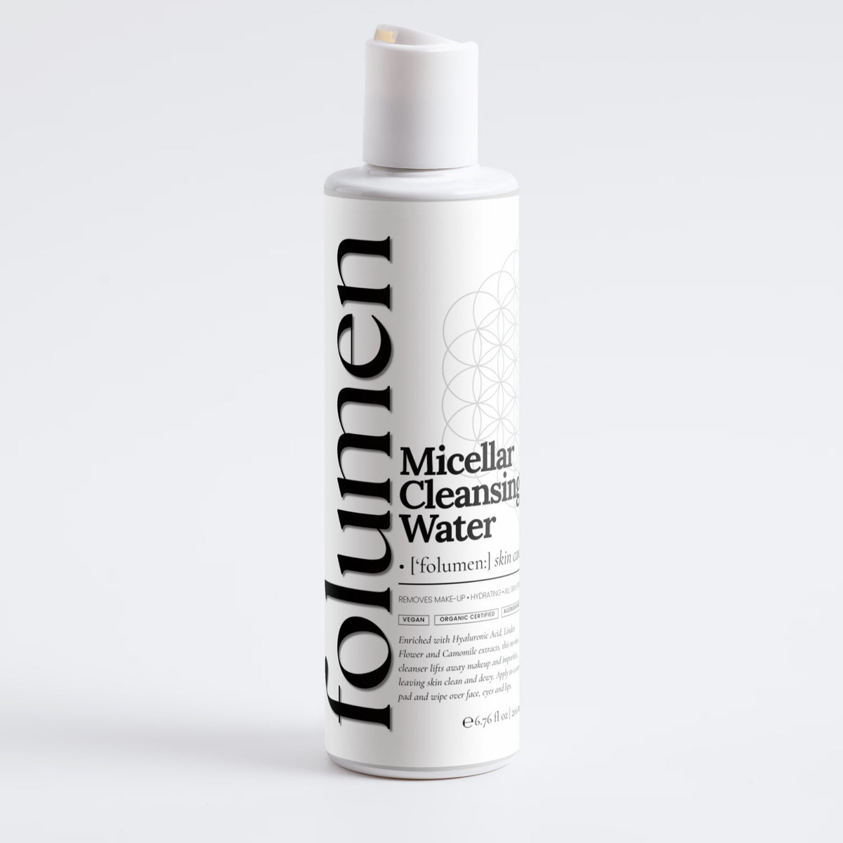 FOLUMEN micellar cleansing water side