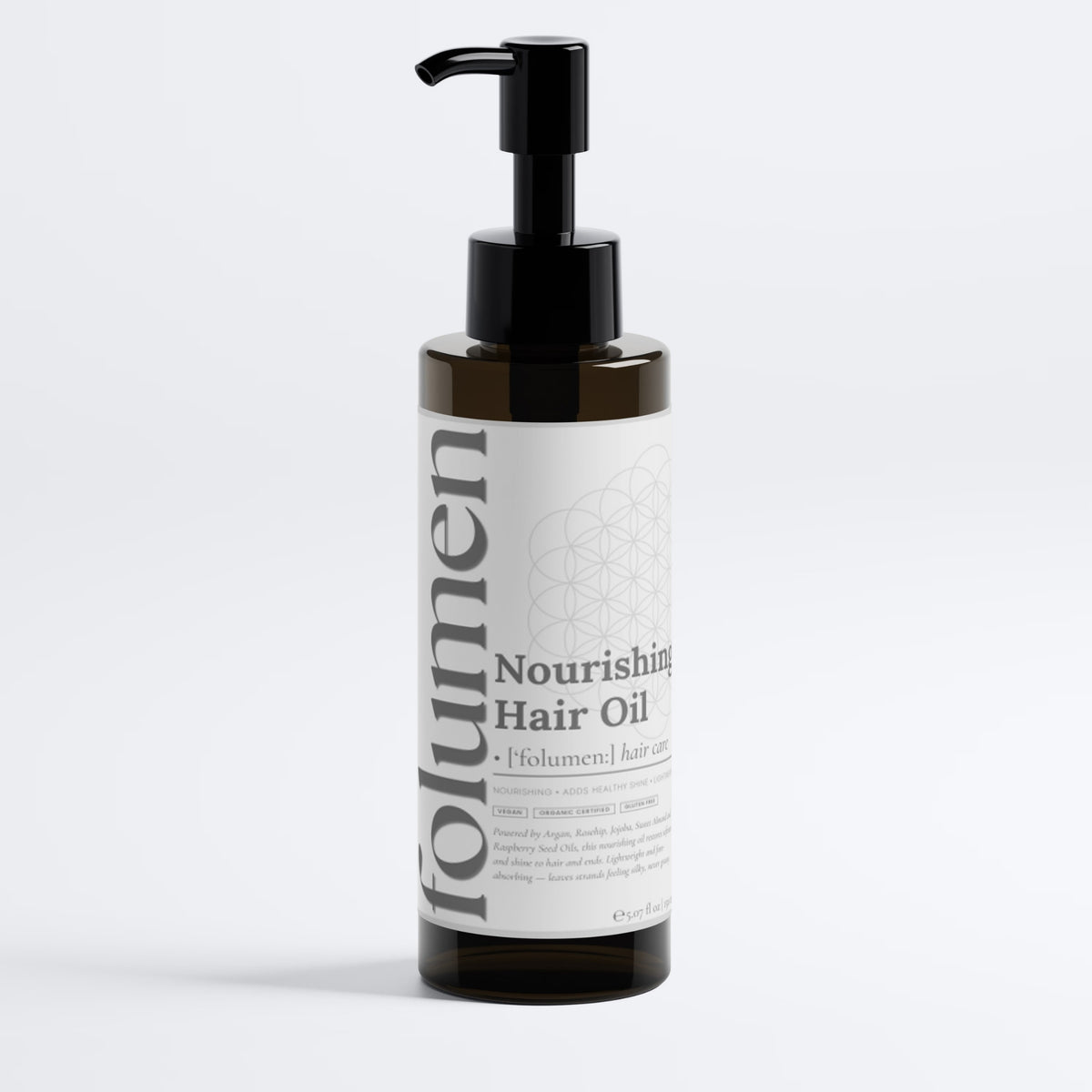 FOLUMEN nourishing hair oil side