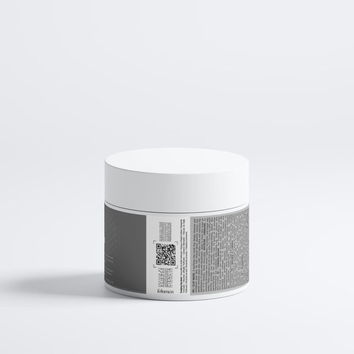 FOLUMEN purifying clay mask back